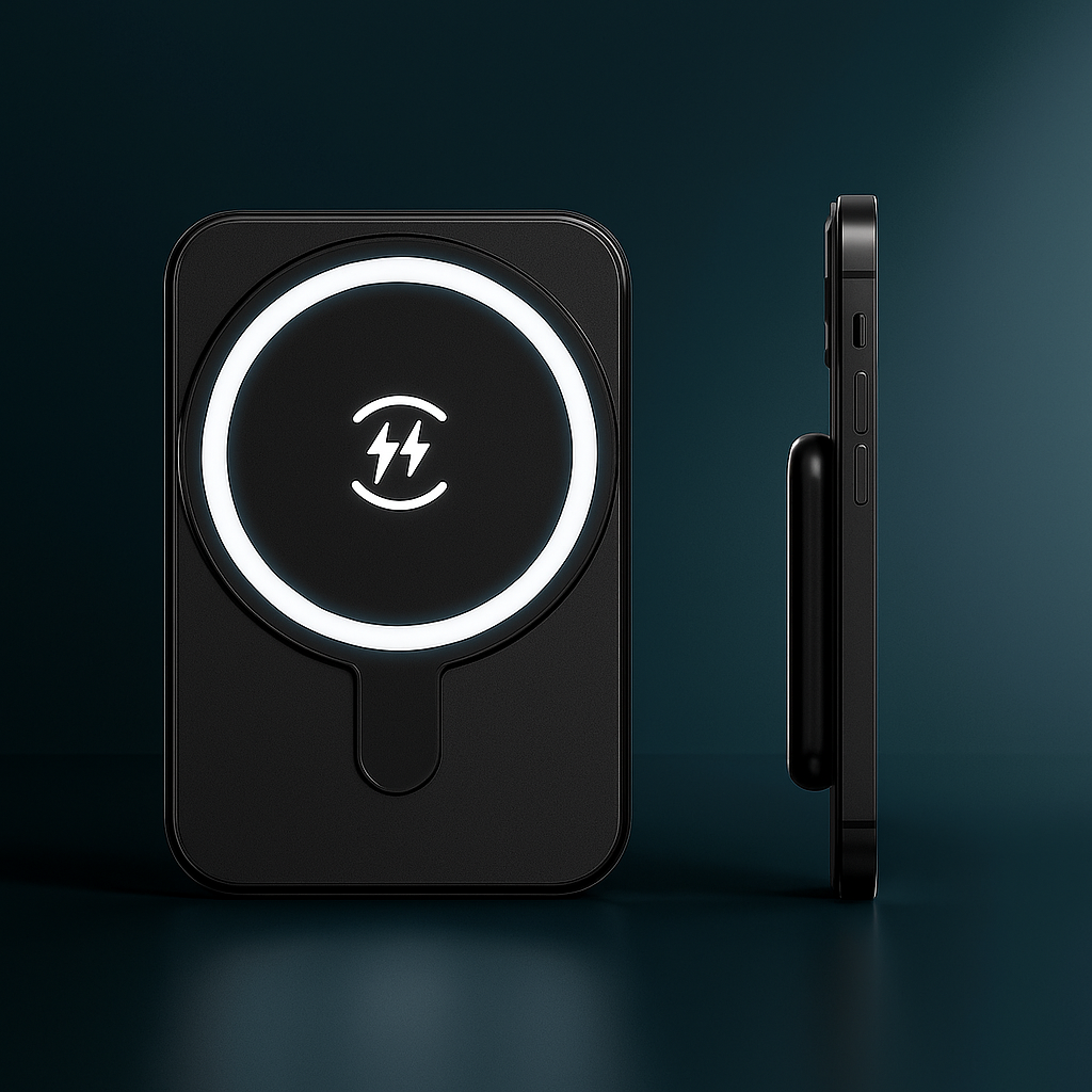 Mini Fast Charging Magnetic Wireless Power Bank 5000 MAh Portable