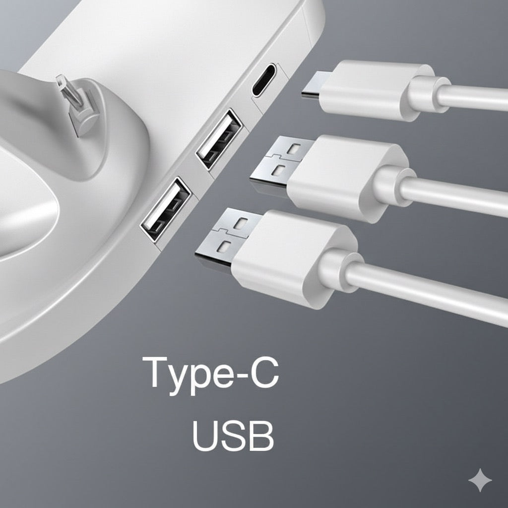 Wireless Charger 6-in-1 – Fast Charging Dock for Apple Devices