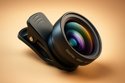 HD Phone Lens Kit — 0.45x Wide Angle + 12.5x Macro