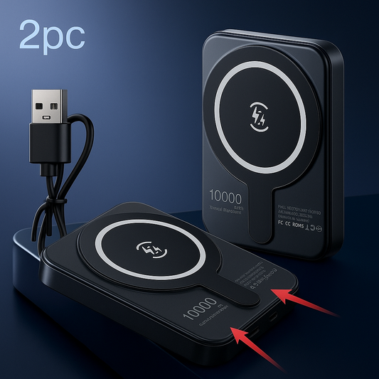 Mini Fast Charging Magnetic Wireless Power Bank 5000 MAh Portable