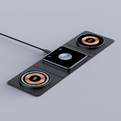 Wireless Charger 3-in-1 for iPhone, Apple Watch & AirPods – Magnetic Fast Charging Station