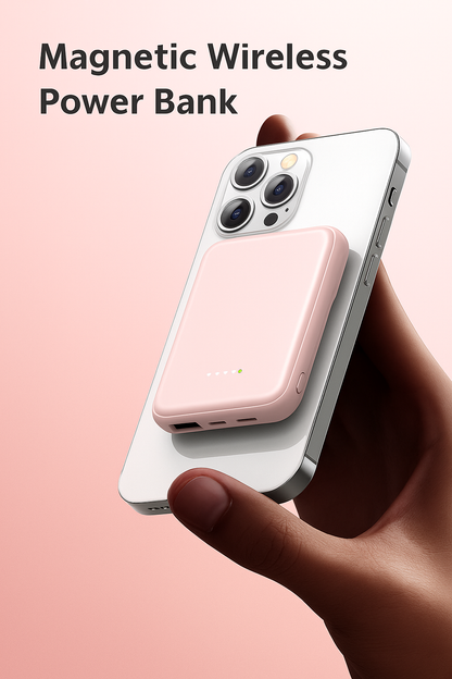 Magnetic Power Bank – Wireless Charging Anywhere