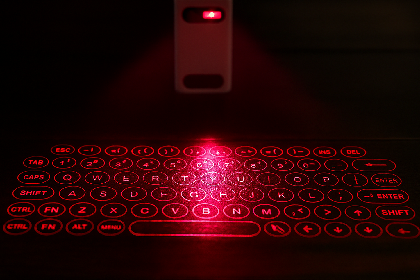 LEING FST Virtual Laser Keyboard Bluetooth Wireless Projector Phone Keyboard For Computer Pad Laptop With Mouse Function