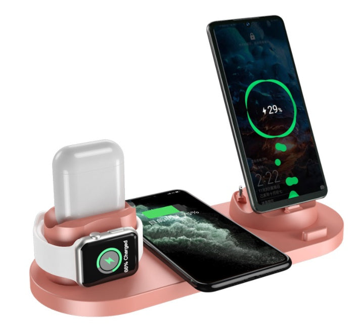 Wireless Charger 6-in-1 – Fast Charging Dock for Apple Devices