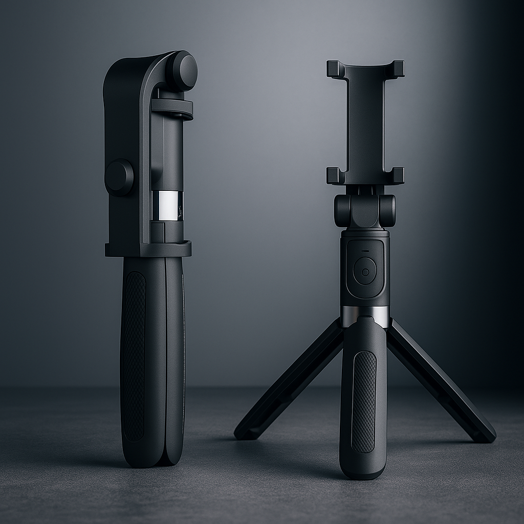 Compatible with Apple, Tripod Selfie Stick Mobile Universal Live Triangle Bracket One Bluetooth Selfie Artifact