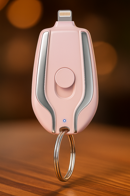 Keyring Charging Bank Wireless Portable 1500 Mah Emergency Power Supply Telescopic Small Mobile Power Supply