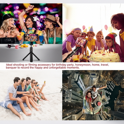 Compatible with Apple, Tripod Selfie Stick Mobile Universal Live Triangle Bracket One Bluetooth Selfie Artifact