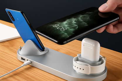 Wireless Charger 6-in-1 – Fast Charging Dock for Apple Devices